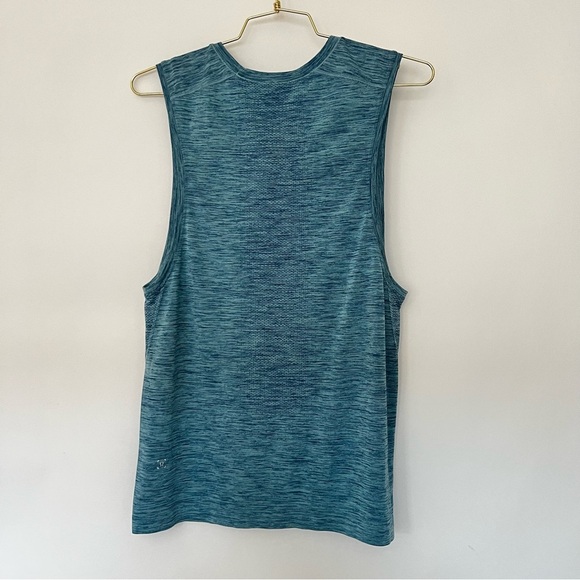 Lululemon Athletica Metal Vent Muscle Tank Heathered Blue Size Small Seamless - Picture 2 of 14